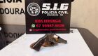 Arma apreendida pela Polícia Civil
