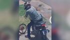 Motociclista foi flagrado pelas câmeras de segurança