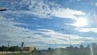 Dia amanhece ensolarado