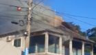 O inc&ecirc;ndio aconteceu na tarde de hoje