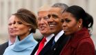 Trump, Obama e Michelle e um evento