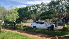 Carro se chocou contra uma &aacute;rvore