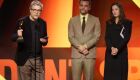 Diretor e elenco do longa ao receber o prêmio no Independent Spirit Awards