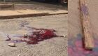 A vítima morreu no meio da rua