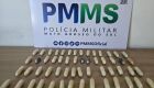 Coca&iacute;nas apreendidas pela PM
