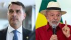 Senador Fl&aacute;vio Bolsonaro e presidente Lula