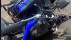 Moto da vítima sobrevivente - Foto: Reprodução / Processo
