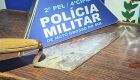 Objeto usado nas agressões