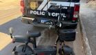 Moto recuperada pela polícia