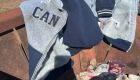 Casaco estava com manchas de sangue
