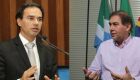 Os pré-candidatos Marquinhos Trad e Alcides Bernal liderampesquisa