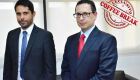 O promotor Marcos Alex e o procurador geral de Justiça, Paulo Passos
