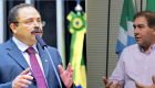 O presidente interino da Câmara dos Deputados, Waldir Maranhão, e o prefeito Alcides Bernal