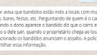 Alerta sobre assalto no Whatsapp é mentira, diz PM