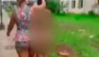 Vídeo: mulher arrasta amante do marido nua