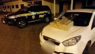 PRF apreende maconha em ve&iacute;culo do RS com placas frias de BA com destino ao RJ