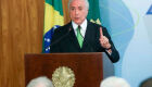 Acompanhe ao vivo o pronunciamento do presidente Michel Temer