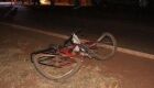 Ciclista morre ao ser atropelado em rodovia