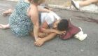 Imagens fortes: em Minas Gerais, jovem tem perna decepada após colidir contra poste
