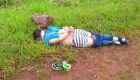Homem e executado na fronteira e corpo e abandonado