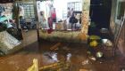 Chuva forte inunda residência em Aquidauana