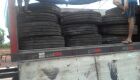 PMR apreende R$ 70 mil em pneus contrabandeados do Paraguai