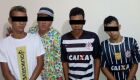 PM prende quatro jovens por arrombarem comércio