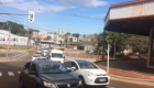 Video: motoristas de aplicativo fazem “buzinaço” em protesto no centro