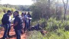 Imagens fortes: jovem é executado a facadas na fronteira