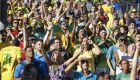 Torcida vibrou com a classificação do Brasil, que agora jogará com o México na segunda-feira