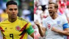 Colômbia e Inglaterra entram em campo para último jogo das oitavas
