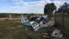 Avião de pequeno porte cai em área rural perto de Brasília