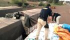 As três carretas juntas somaram 950 mil maços de cigarros contrabandeados do Paraguai e 40 sacos de agrotóxico
