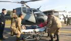 A região onde a jovem se feriu é de difícil acesso por isso foi necessário o acionamento do Esquadrão de helicópteros da Marinha