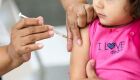 A média nacional de cobertura de vacinação em sarampo está em 94,7% e em poliomielite, 93,6%