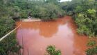 Depois da chuva, a correnteza do rio ficou intensa e o balneário teve que ser interditado