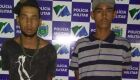 Gabriel Fernandes Jaras de 19 anos e Vanderson Batista dos Santos de 22 anos foram presos em flagrante