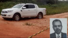 O advogado Carlos Cesar Menezes foi encontrado morto dentro de uma caminhonete Ford Ranger, em Coxim