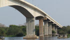 Ponte rodoviária sobre o rio Paraguai, na rodovia BR-262, entre os municípios de Miranda e Corumbá