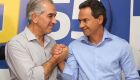 Governador Reinaldo e o prefeito de Campo Grande, Marquinhos Trad, cumprem agenda juntos