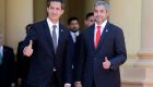 “Hoje, Guaidó chegou a um país amigo”, disse o presidente paraguaio Mario Abdo
