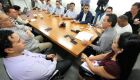Vereadores e secretários se reuniram com Marquinhos Trad na prefeitura