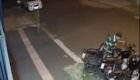 Ladrões furtam moto em frente a academia