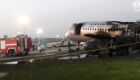 O acidente aconteceu no aeroporto de Sheremetievo, em Moscou