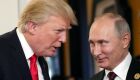 O presidente americano Donald Trump e o russo Vladmir Putin