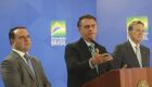 Presidente Bolsonaro anunciando mudanças