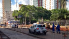 O prefeito Marquinhos Trad acompanha de perto o andamento das obras na 14 de Julho