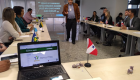O professor Luis Carlos Morente, com representantes de diversos estados brasileiros