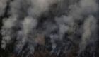Incêndio em área da Floresta Amazônica perto de Porto Velho foi registrado no dia 21 de agosto