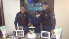 Policiais Militares participam de aniversário de criança que admira o trabalho dos policiais